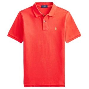 Polo By Ralph Lauren Orange Short Sleeve Polo Shirt Size Large